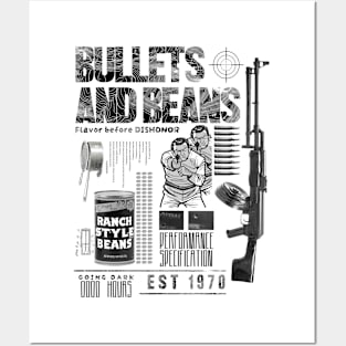 Bullets and Ranch Black Beans Posters and Art